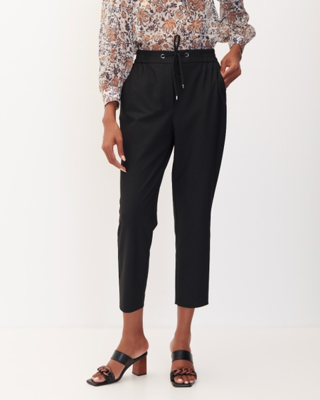 Pantalón Jogger Negro De Vestir