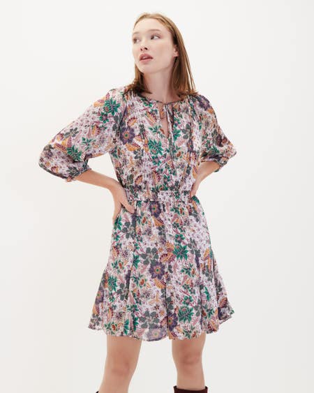 Vestido  Floral Fit And Flare 